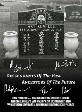 Descendants of the Past, Ancestors of the Future Signed Poster